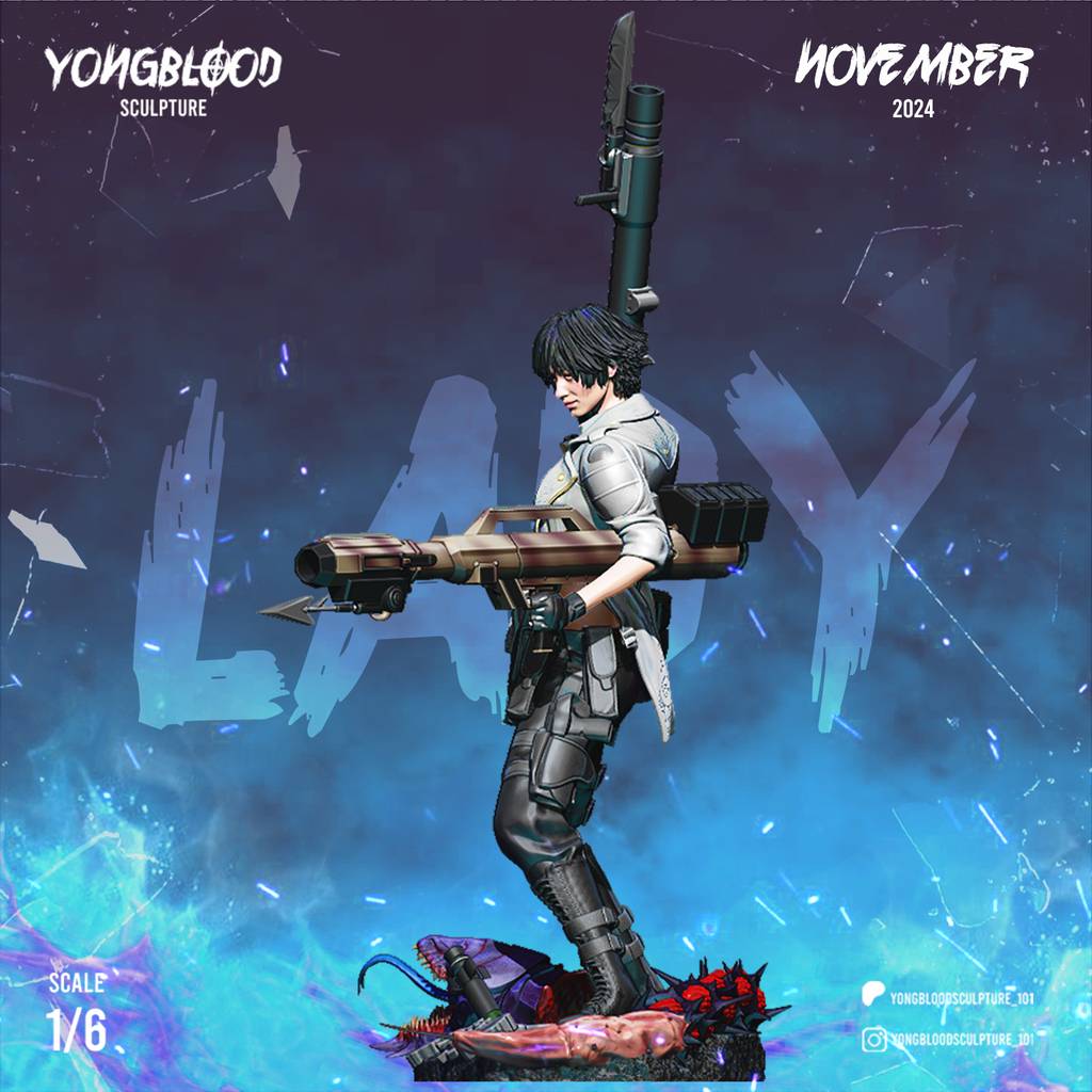 P站图纸印象馆 Yongblood Sculpture 鬼泣 蕾蒂 Yongblood Sculpture 鬼泣 蕾蒂