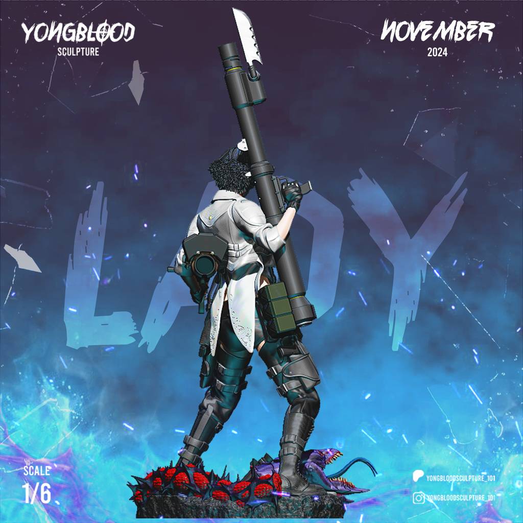 P站图纸印象馆 Yongblood Sculpture 鬼泣 蕾蒂 Yongblood Sculpture 鬼泣 蕾蒂