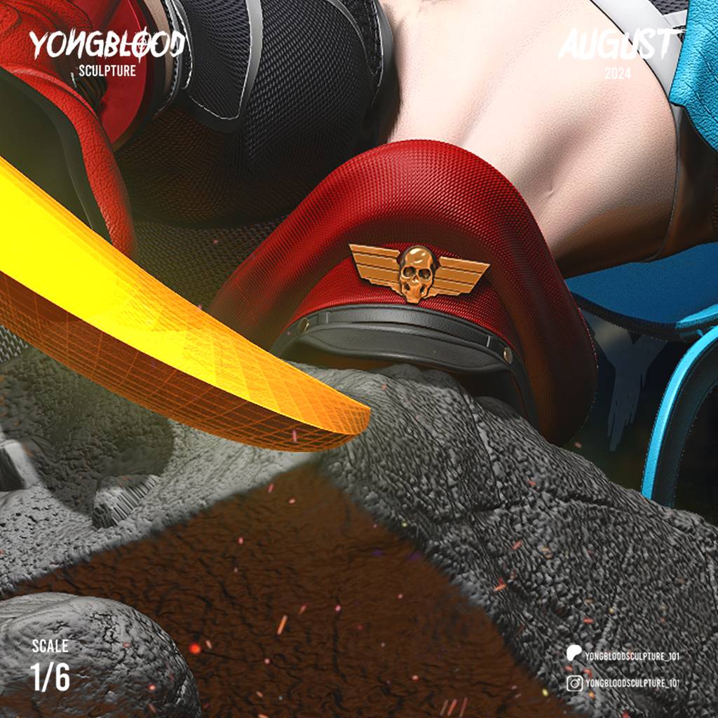 P站图纸印象馆 Yongblood Sculpture 街头霸王 嘉米 Yongblood Sculpture 街头霸王 嘉米