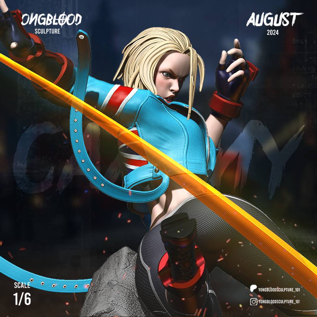 P站图纸印象馆 Yongblood Sculpture 街头霸王 嘉米 Yongblood Sculpture 街头霸王 嘉米