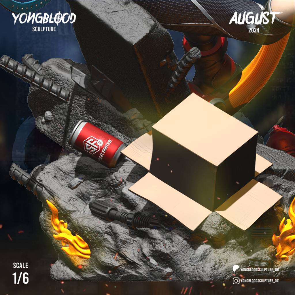 P站图纸印象馆 Yongblood Sculpture 街头霸王 嘉米 Yongblood Sculpture 街头霸王 嘉米