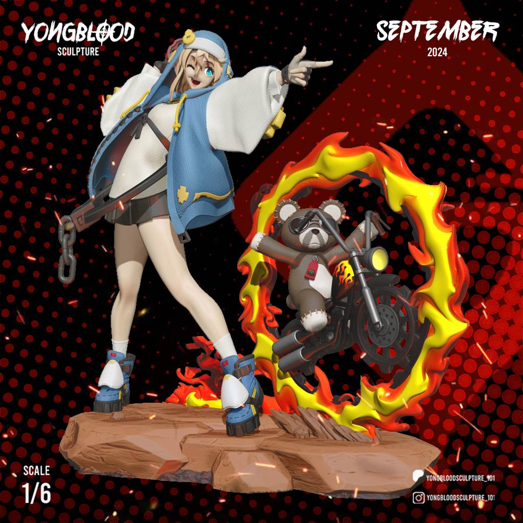 P站图纸印象馆 Yongblood Sculpture 罪恶装备 布里吉特 Yongblood Sculpture 罪恶装备 布里吉特