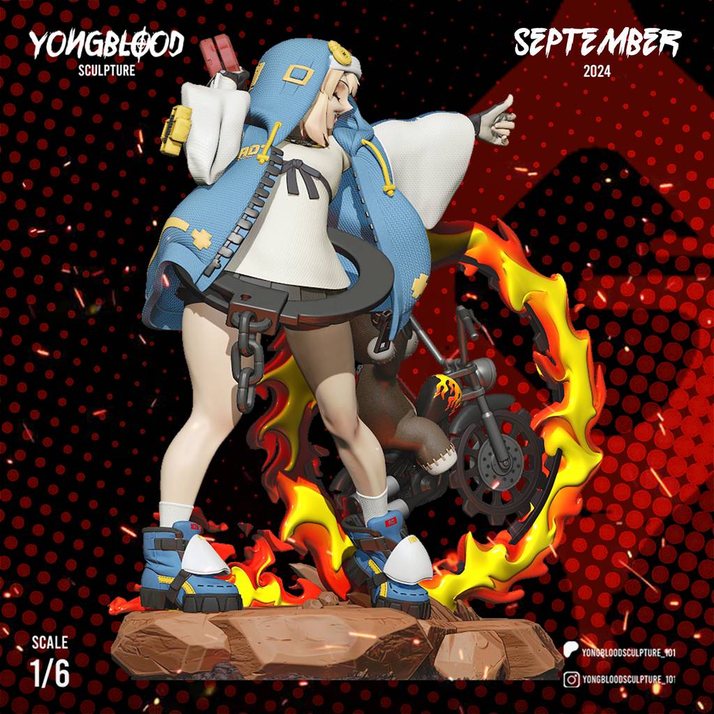 P站图纸印象馆 Yongblood Sculpture 罪恶装备 布里吉特 Yongblood Sculpture 罪恶装备 布里吉特