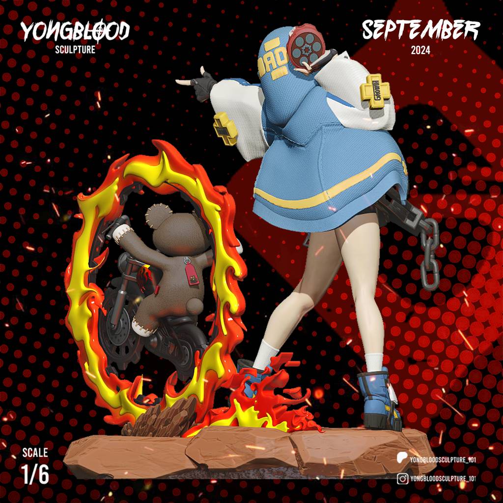 P站图纸印象馆 Yongblood Sculpture 罪恶装备 布里吉特 Yongblood Sculpture 罪恶装备 布里吉特