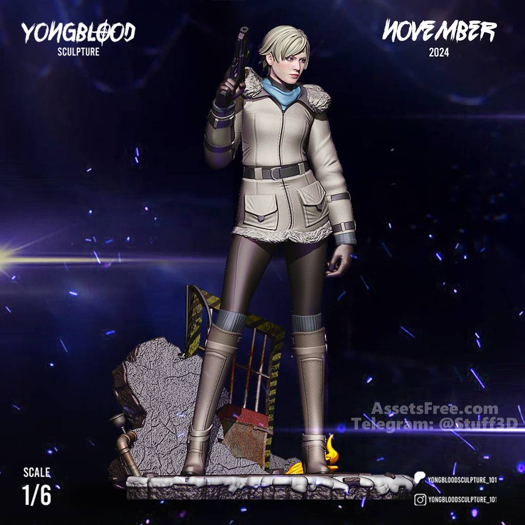 P站图纸印象馆 Yongblood Sculpture 生化危机 雪莉·柏金 Yongblood Sculpture 生化危机 雪莉·柏金