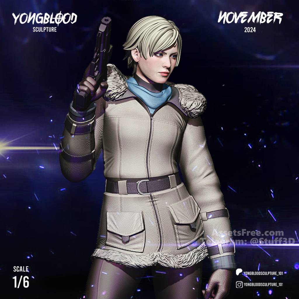 P站图纸印象馆 Yongblood Sculpture 生化危机 雪莉·柏金 Yongblood Sculpture 生化危机 雪莉·柏金