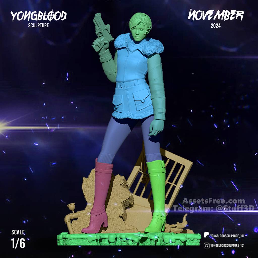 P站图纸印象馆 Yongblood Sculpture 生化危机 雪莉·柏金 Yongblood Sculpture 生化危机 雪莉·柏金