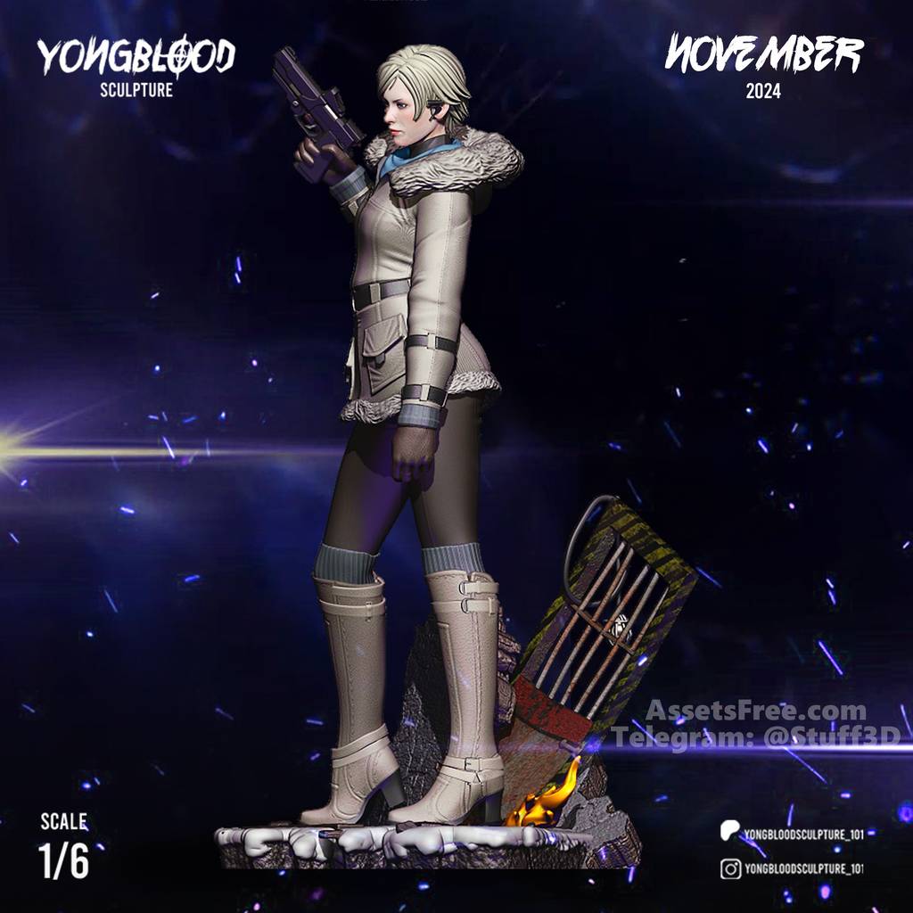 P站图纸印象馆 Yongblood Sculpture 生化危机 雪莉·柏金 Yongblood Sculpture 生化危机 雪莉·柏金