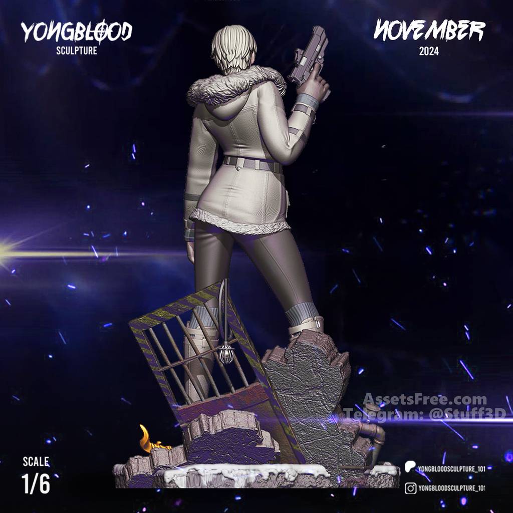 P站图纸印象馆 Yongblood Sculpture 生化危机 雪莉·柏金 Yongblood Sculpture 生化危机 雪莉·柏金