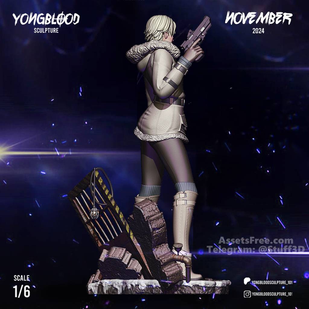 P站图纸印象馆 Yongblood Sculpture 生化危机 雪莉·柏金 Yongblood Sculpture 生化危机 雪莉·柏金