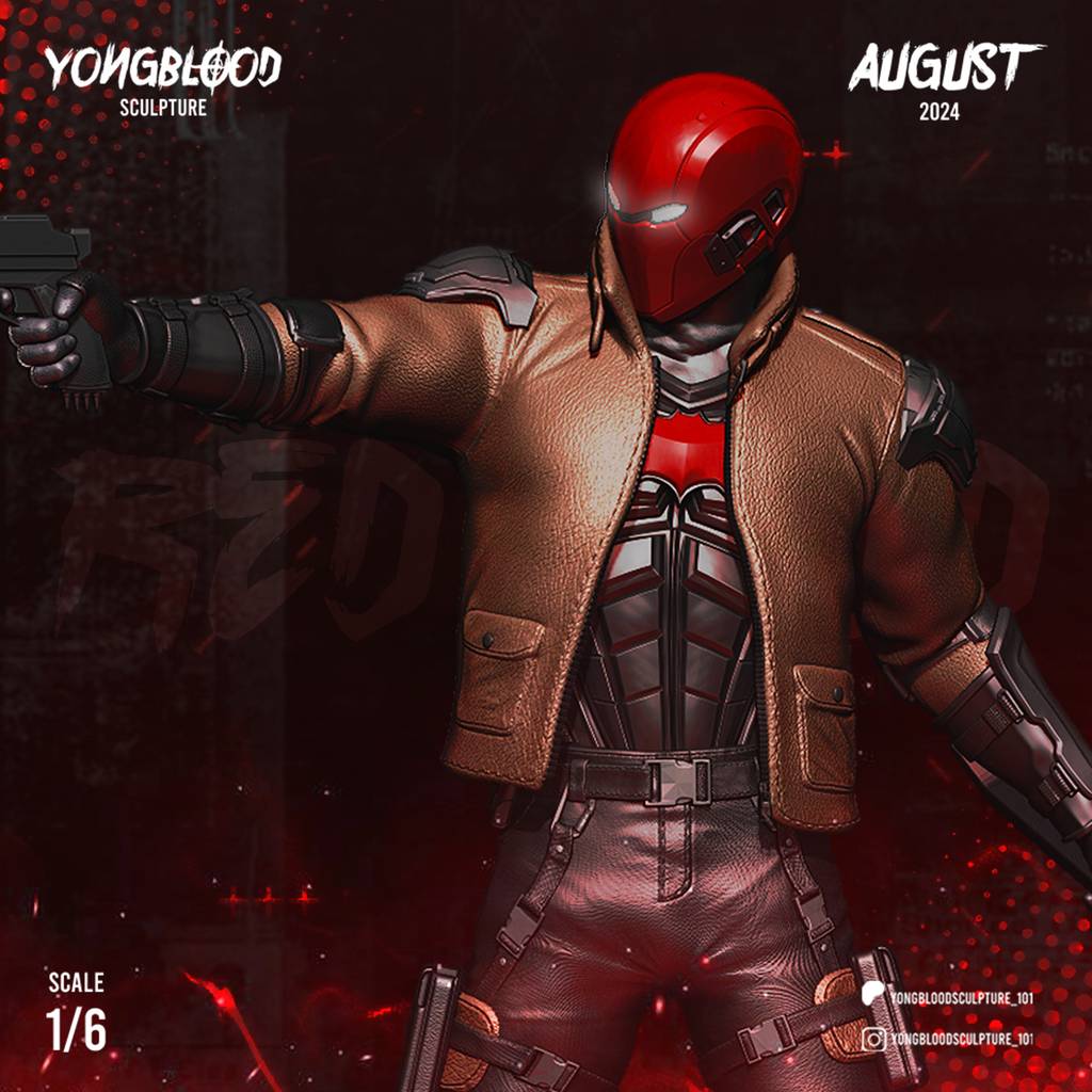 P站图纸印象馆 Yongblood Sculpture DC漫画 红头罩 Yongblood Sculpture DC漫画 红头罩