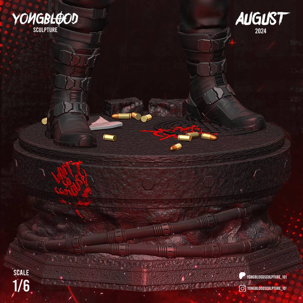 P站图纸印象馆 Yongblood Sculpture DC漫画 红头罩 Yongblood Sculpture DC漫画 红头罩