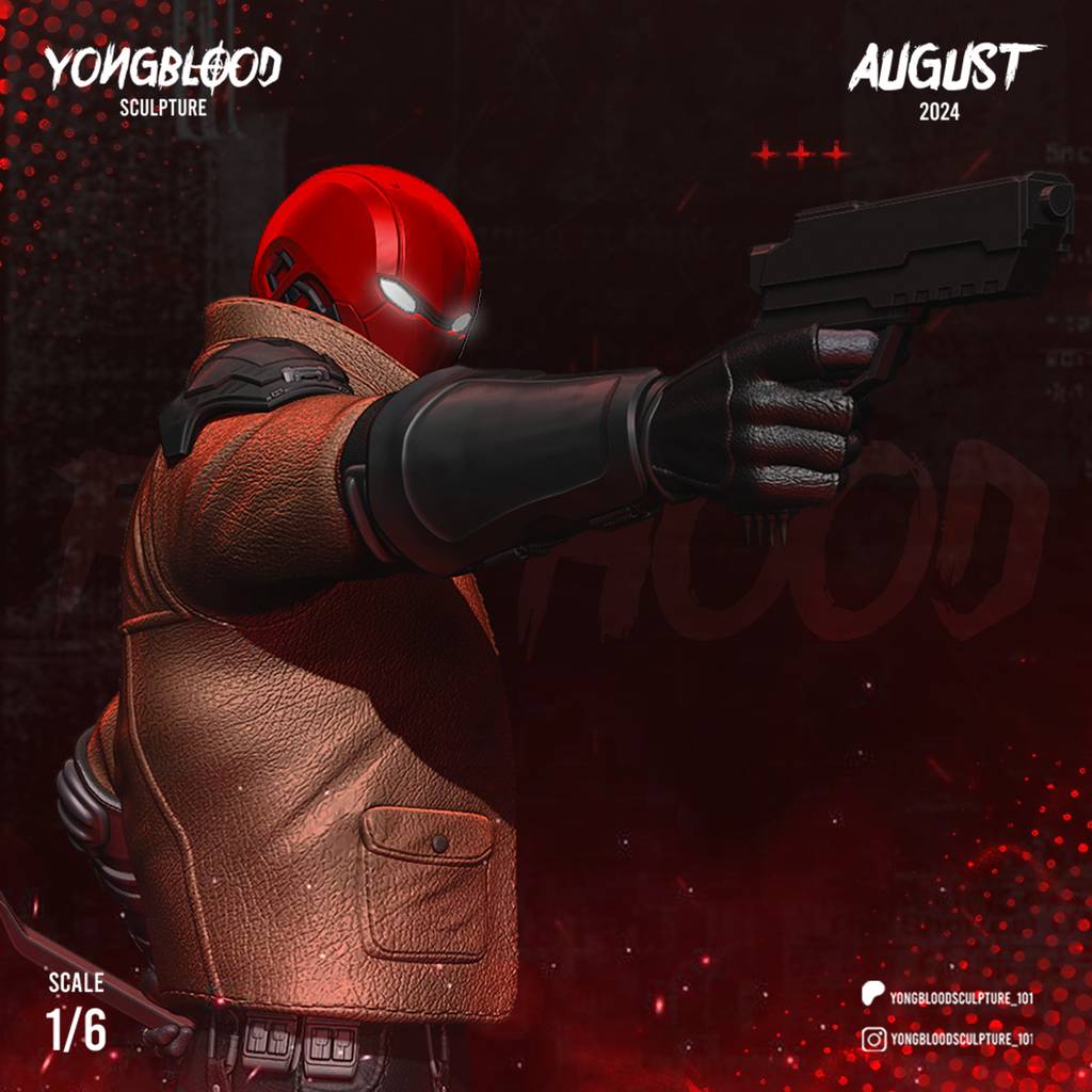 P站图纸印象馆 Yongblood Sculpture DC漫画 红头罩 Yongblood Sculpture DC漫画 红头罩