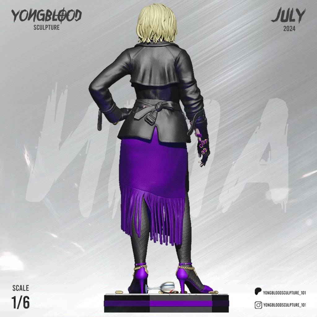 P站图纸印象馆 Yongblood Sculpture 铁拳 妮娜·威廉姆斯 Yongblood Sculpture 铁拳 妮娜·威廉姆斯