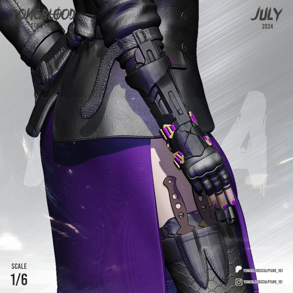 P站图纸印象馆 Yongblood Sculpture 铁拳 妮娜·威廉姆斯 Yongblood Sculpture 铁拳 妮娜·威廉姆斯