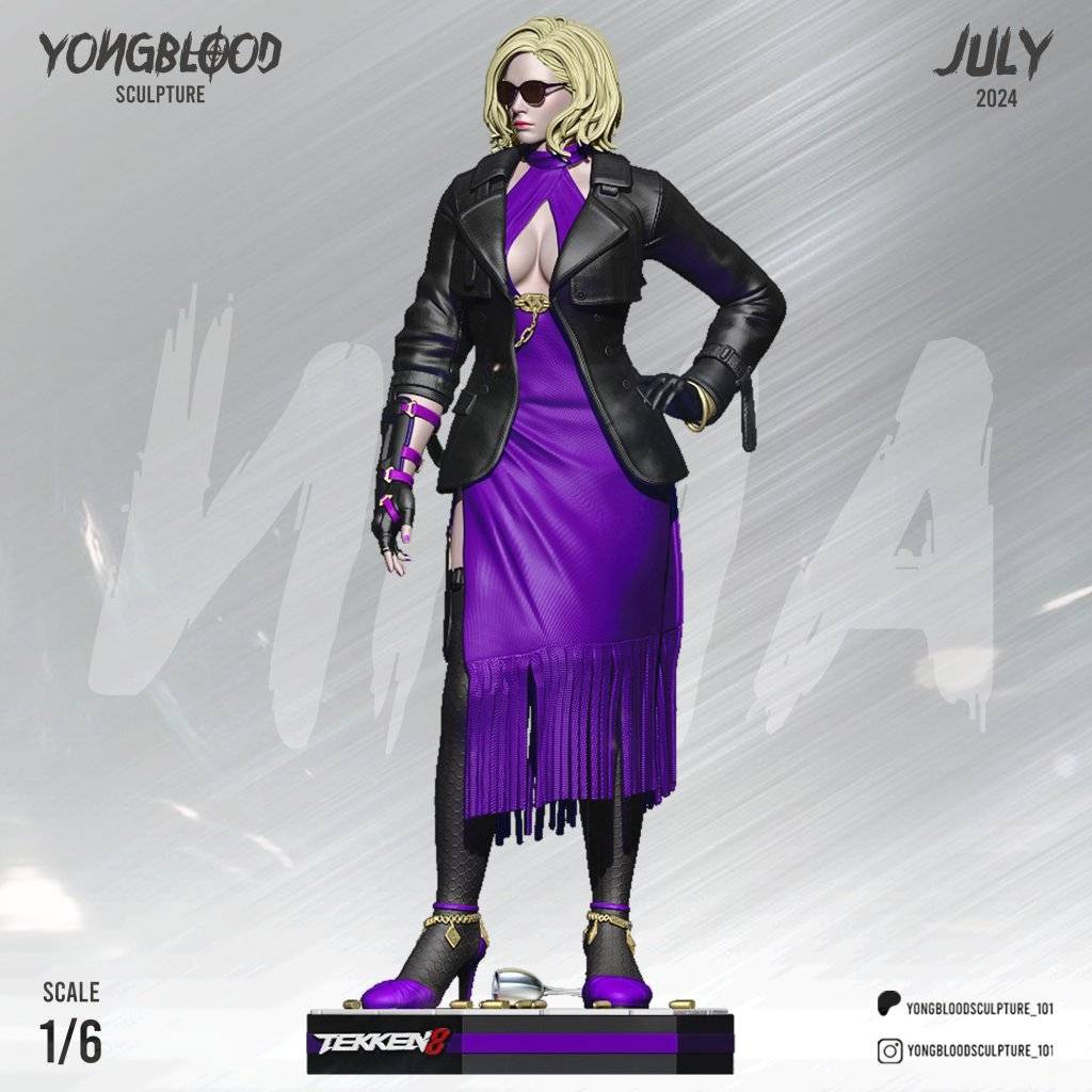 P站图纸印象馆 Yongblood Sculpture 铁拳 妮娜·威廉姆斯 Yongblood Sculpture 铁拳 妮娜·威廉姆斯