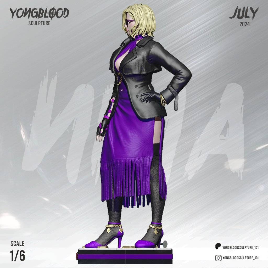 P站图纸印象馆 Yongblood Sculpture 铁拳 妮娜·威廉姆斯 Yongblood Sculpture 铁拳 妮娜·威廉姆斯