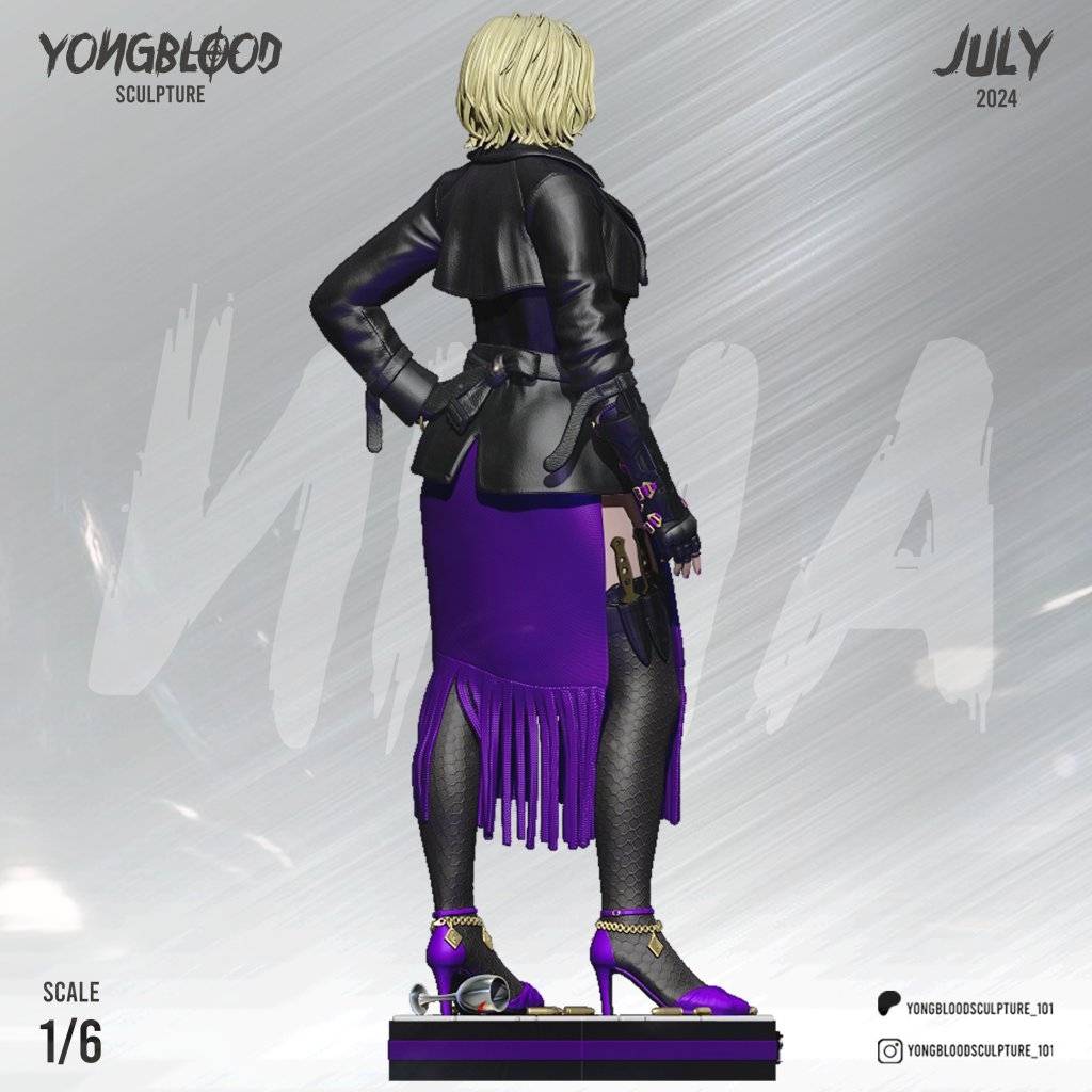 P站图纸印象馆 Yongblood Sculpture 铁拳 妮娜·威廉姆斯 Yongblood Sculpture 铁拳 妮娜·威廉姆斯