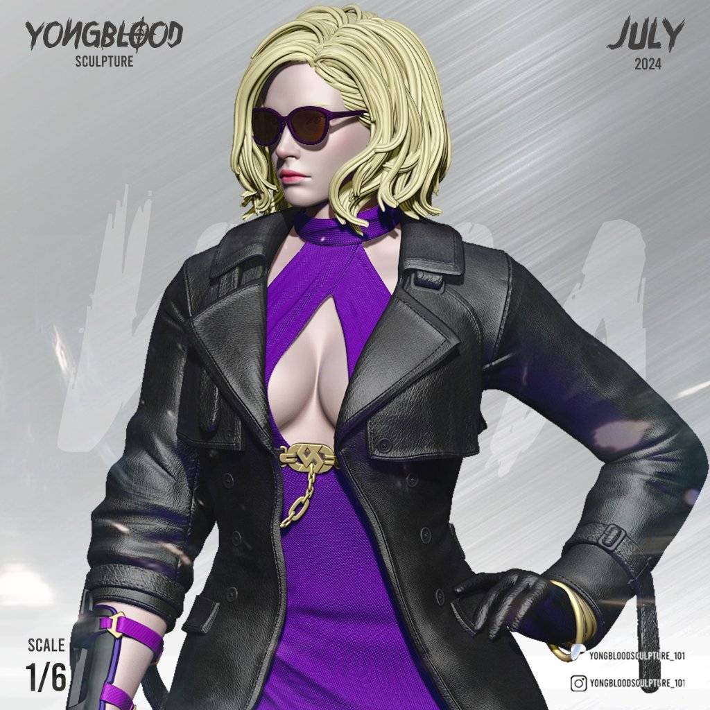 P站图纸印象馆 Yongblood Sculpture 铁拳 妮娜·威廉姆斯 Yongblood Sculpture 铁拳 妮娜·威廉姆斯