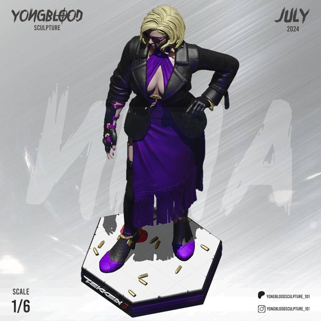 P站图纸印象馆 Yongblood Sculpture 铁拳 妮娜·威廉姆斯 Yongblood Sculpture 铁拳 妮娜·威廉姆斯