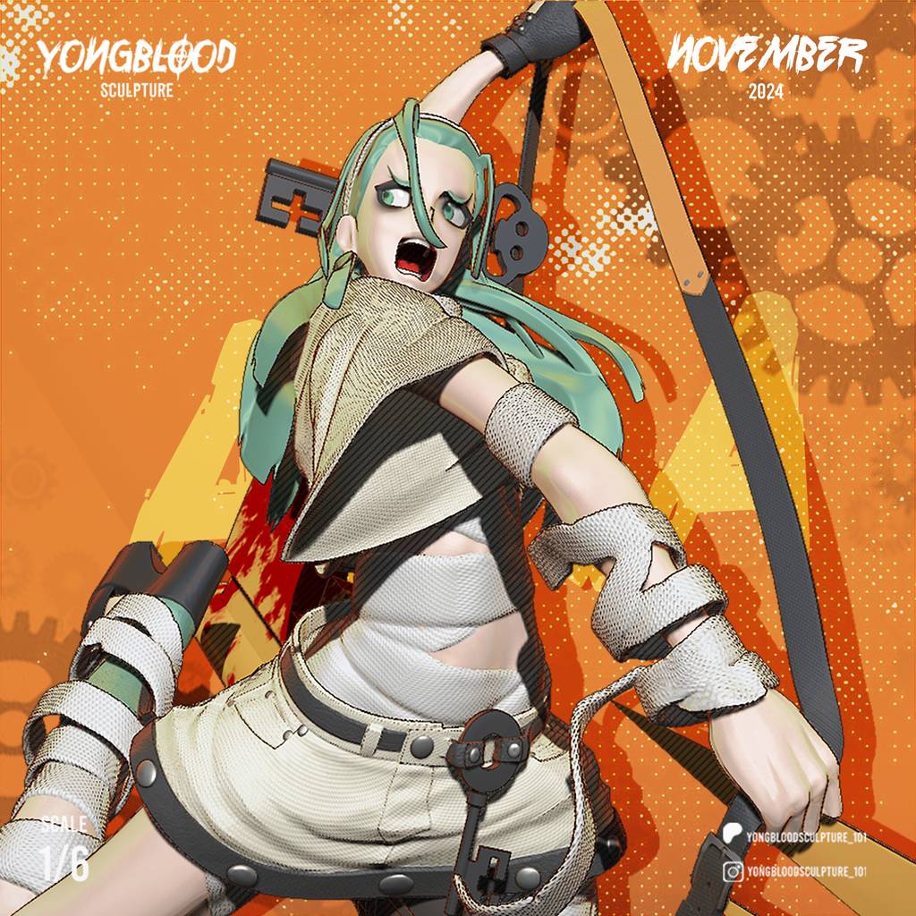 P站图纸印象馆 Yongblood Sculpture 罪恶装备 A.B.A Yongblood Sculpture 罪恶装备 A.B.A