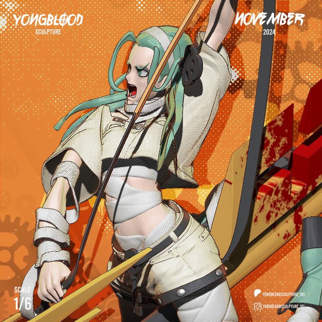 P站图纸印象馆 Yongblood Sculpture 罪恶装备 A.B.A Yongblood Sculpture 罪恶装备 A.B.A