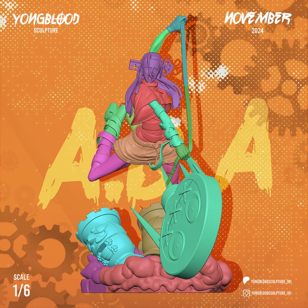 P站图纸印象馆 Yongblood Sculpture 罪恶装备 A.B.A Yongblood Sculpture 罪恶装备 A.B.A