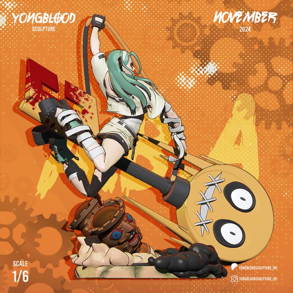 P站图纸印象馆 Yongblood Sculpture 罪恶装备 A.B.A Yongblood Sculpture 罪恶装备 A.B.A