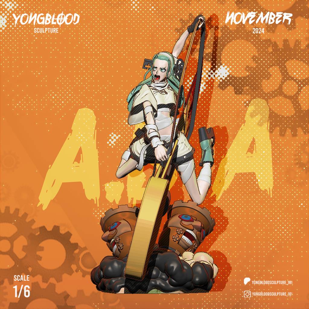 P站图纸印象馆 Yongblood Sculpture 罪恶装备 A.B.A Yongblood Sculpture 罪恶装备 A.B.A