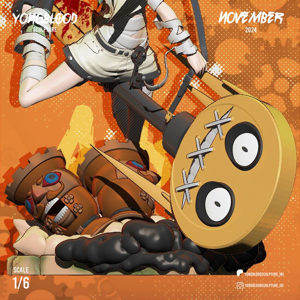 P站图纸印象馆 Yongblood Sculpture 罪恶装备 A.B.A Yongblood Sculpture 罪恶装备 A.B.A