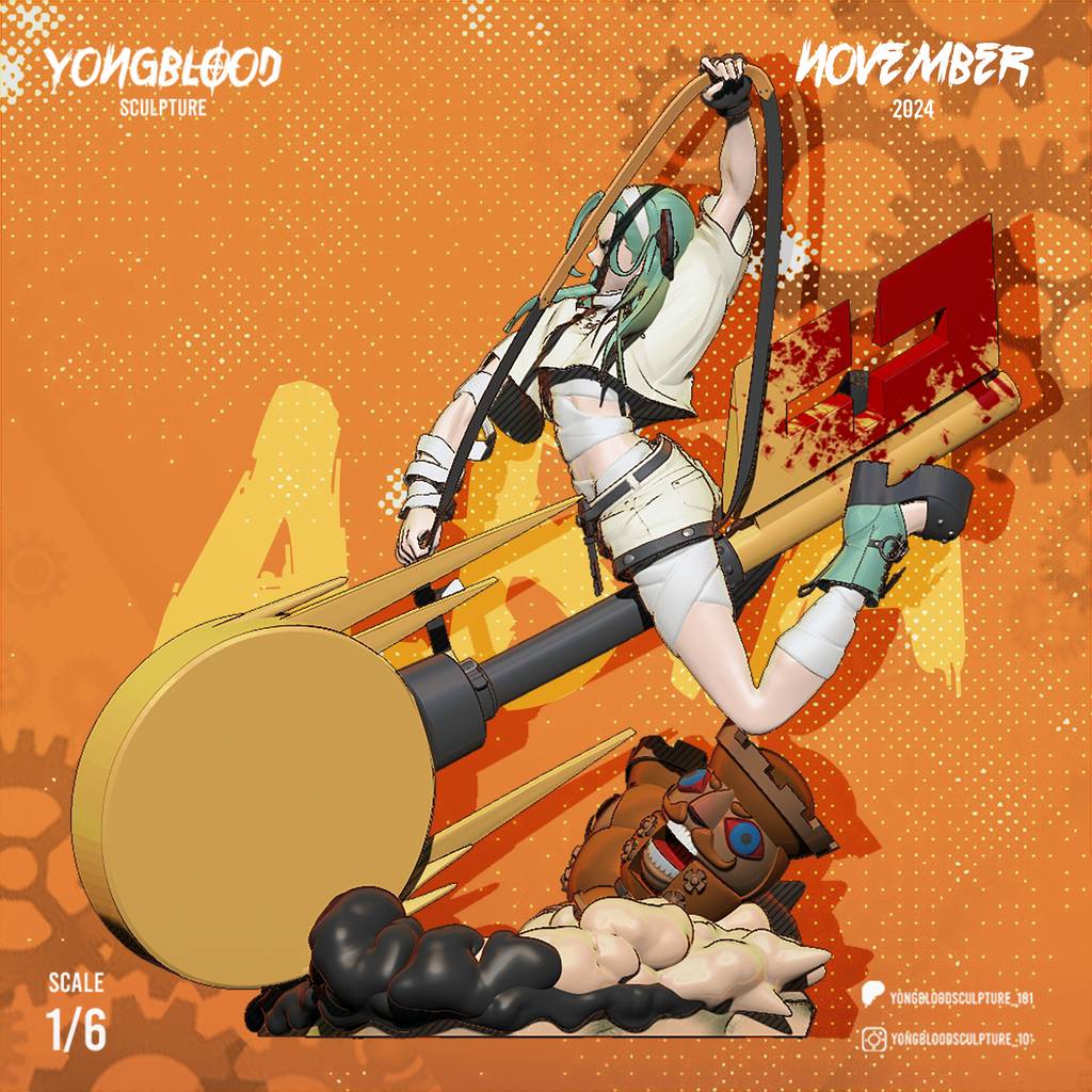 P站图纸印象馆 Yongblood Sculpture 罪恶装备 A.B.A Yongblood Sculpture 罪恶装备 A.B.A