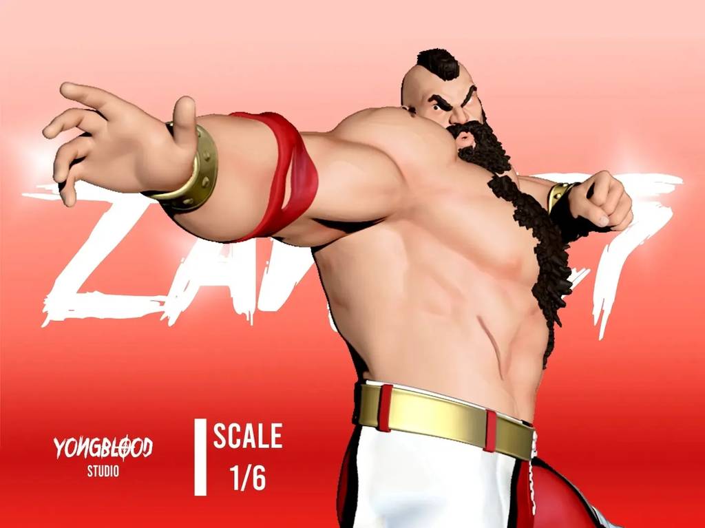 P站图纸印象馆 Yongblood Sculpture 街头霸王 桑吉尔夫 Yongblood Sculpture 街头霸王 桑吉尔夫