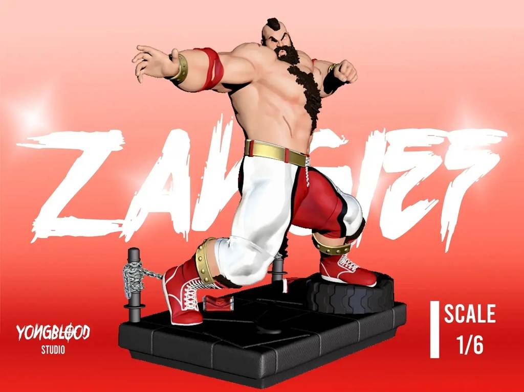 P站图纸印象馆 Yongblood Sculpture 街头霸王 桑吉尔夫 Yongblood Sculpture 街头霸王 桑吉尔夫