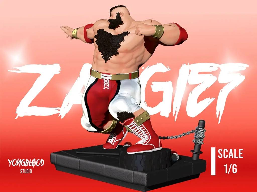 P站图纸印象馆 Yongblood Sculpture 街头霸王 桑吉尔夫 Yongblood Sculpture 街头霸王 桑吉尔夫