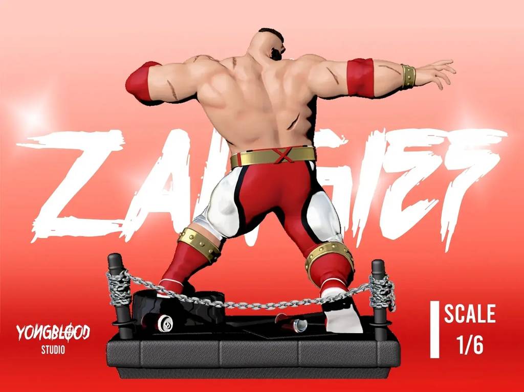 P站图纸印象馆 Yongblood Sculpture 街头霸王 桑吉尔夫 Yongblood Sculpture 街头霸王 桑吉尔夫