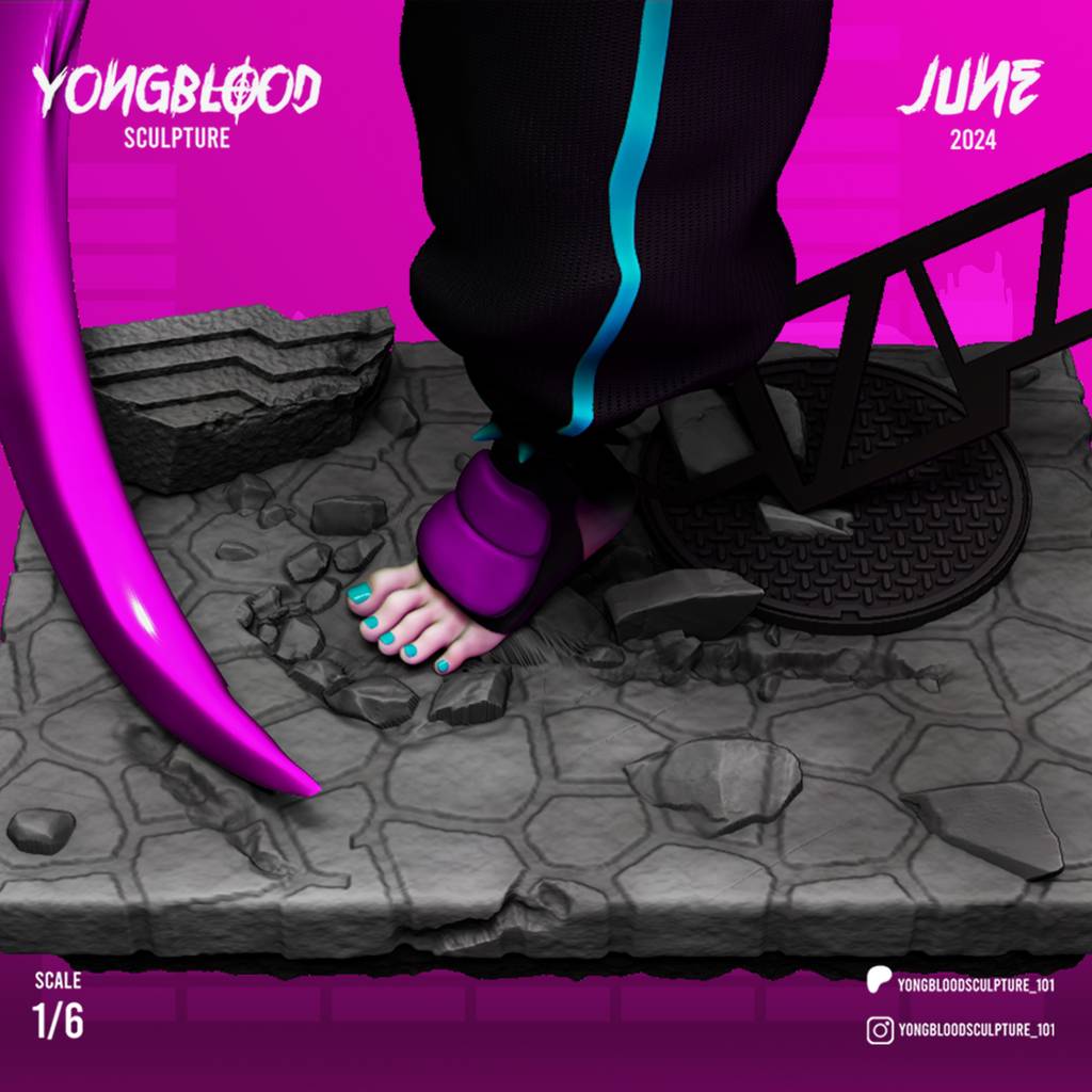 P站图纸印象馆 Yongblood Sculpture 街头霸王 韩茱莉 Yongblood Sculpture 街头霸王 韩茱莉