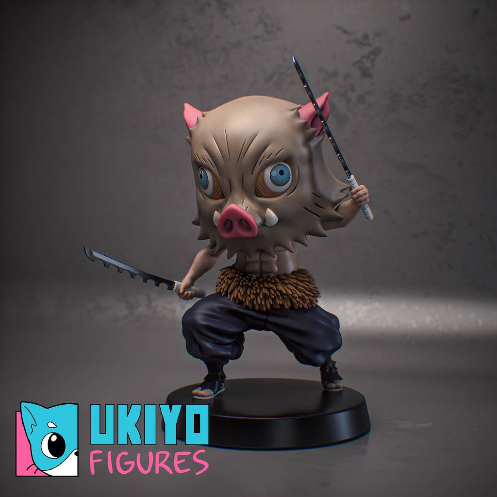 P站图纸印象馆 鬼灭之刃 伊之助 鬼灭之刃 伊之助