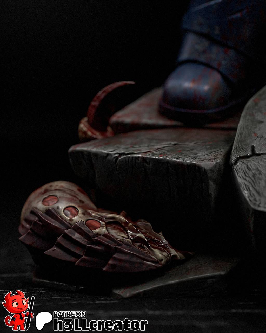 P站图纸印象馆 H3LL 战锤40K 星际战士 泰图斯 H3LL 战锤40K 星际战士 泰图斯