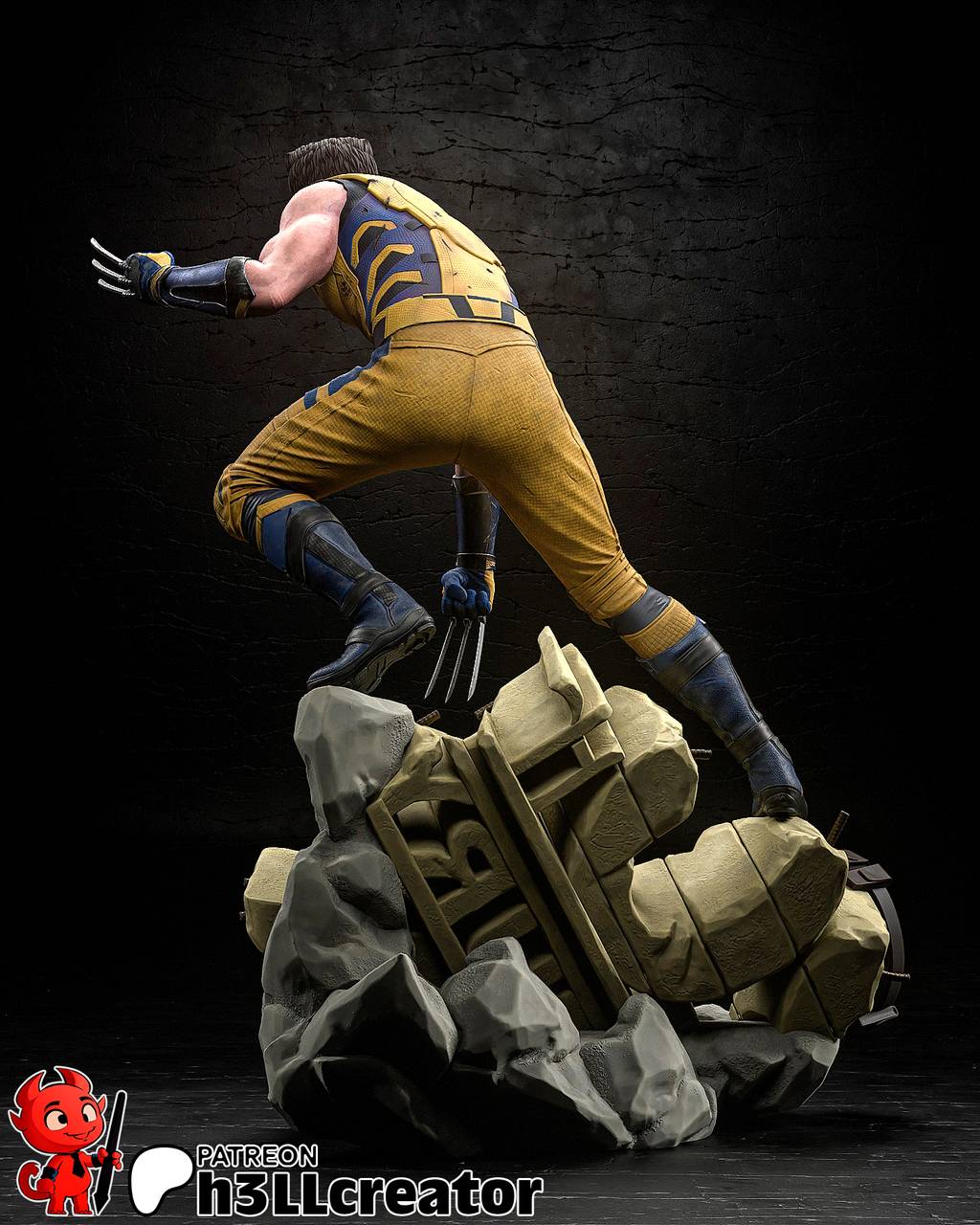 P站图纸印象馆 H3LL 漫威 金钢狼罗根 H3LL 漫威 金钢狼罗根