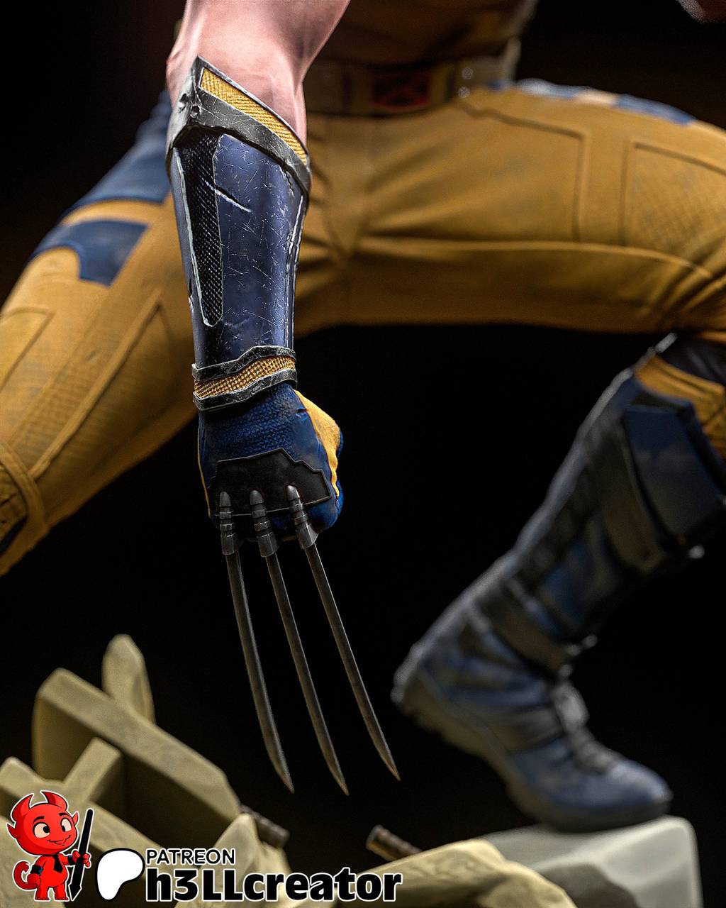 P站图纸印象馆 H3LL 漫威 金钢狼罗根 H3LL 漫威 金钢狼罗根