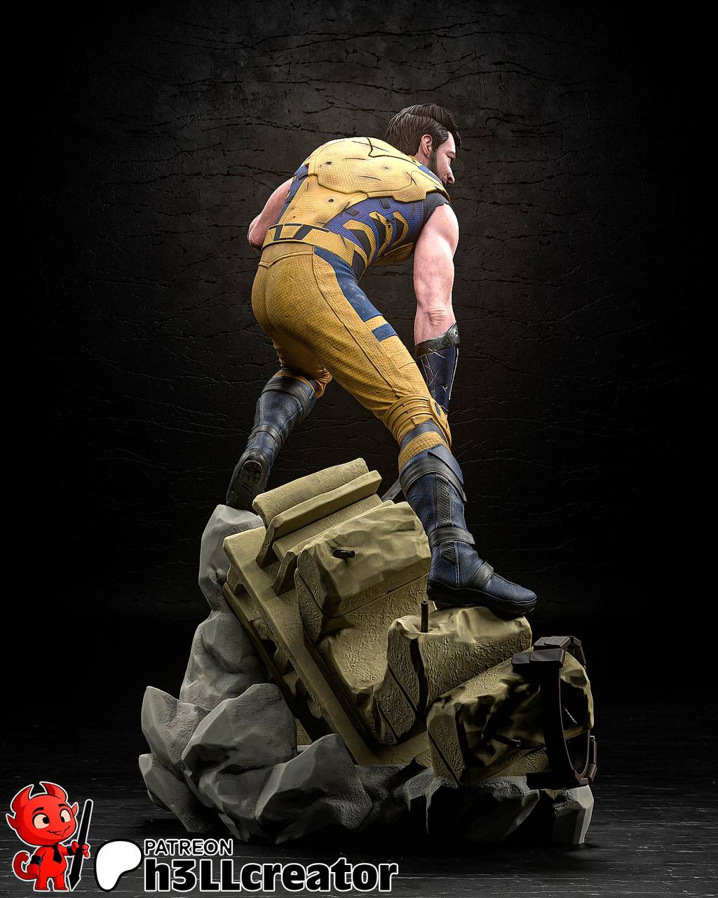 P站图纸印象馆 H3LL 漫威 金钢狼罗根 H3LL 漫威 金钢狼罗根