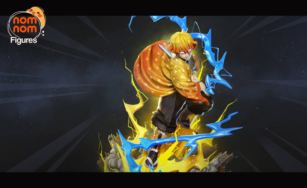 P站图纸印象馆 NomNom 鬼灭之刃 我妻善逸 NomNom 鬼灭之刃 我妻善逸