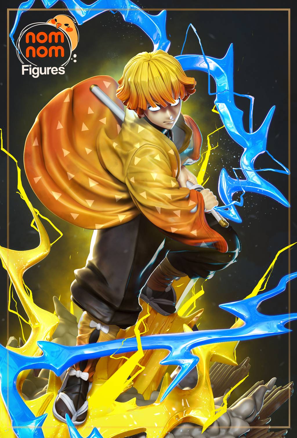 P站图纸印象馆 NomNom 鬼灭之刃 我妻善逸 NomNom 鬼灭之刃 我妻善逸