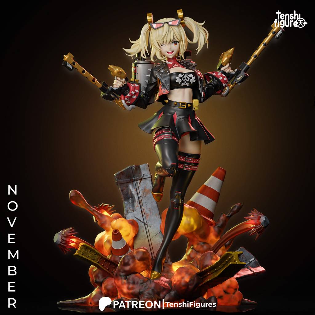 P站图纸印象馆 Tenshi Figures 绝区零 柏妮思·怀特 Tenshi Figures 绝区零 柏妮思·怀特