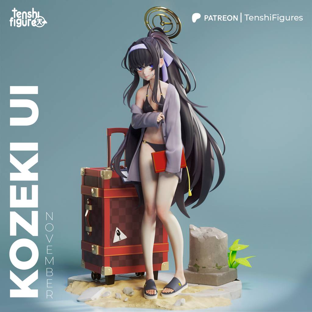 P站图纸印象馆 Tenshi Figures 碧蓝档案 古关忧 Tenshi Figures 碧蓝档案 古关忧