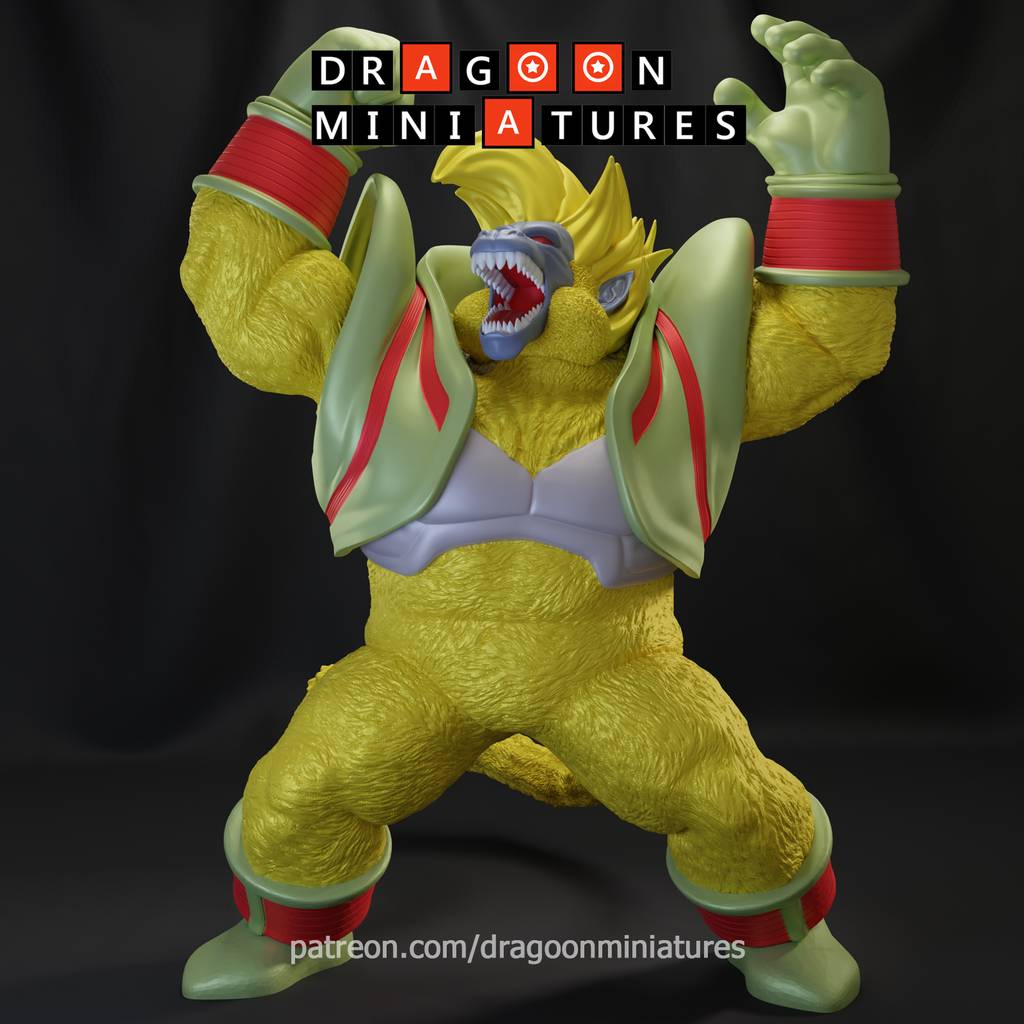 P站图纸印象馆 Dragoon 龙珠GT 金色巨猿 Dragoon 龙珠GT 金色巨猿