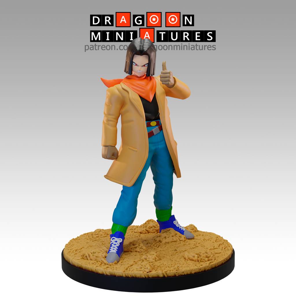 P站图纸印象馆 Dragoon 龙珠GT 超级17号 Dragoon 龙珠GT 超级17号