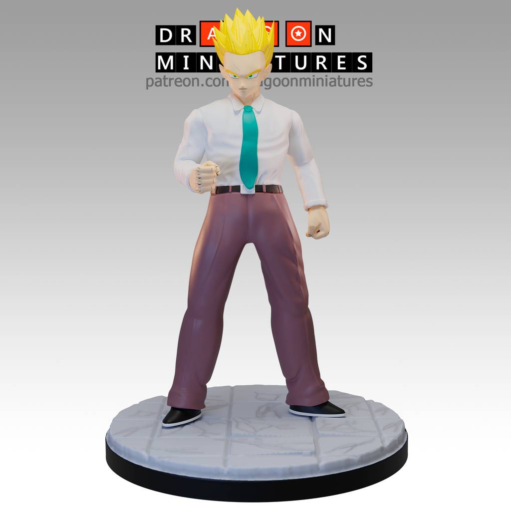 P站图纸印象馆 Dragoon 龙珠GT 孙悟饭超级赛亚人 Dragoon 龙珠GT 孙悟饭超级赛亚人