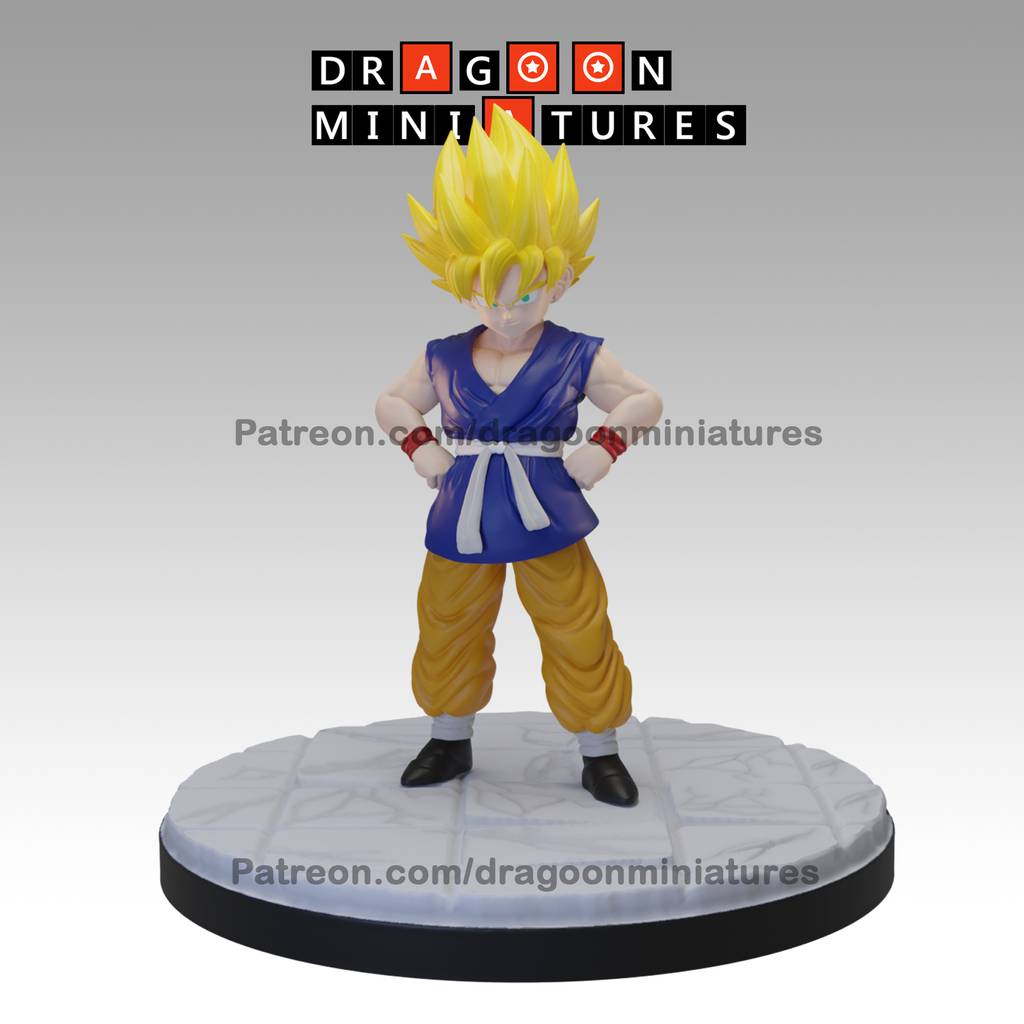 P站图纸印象馆 Dragoon 龙珠GT 孙悟空超级赛亚人 Dragoon 龙珠GT 孙悟空超级赛亚人