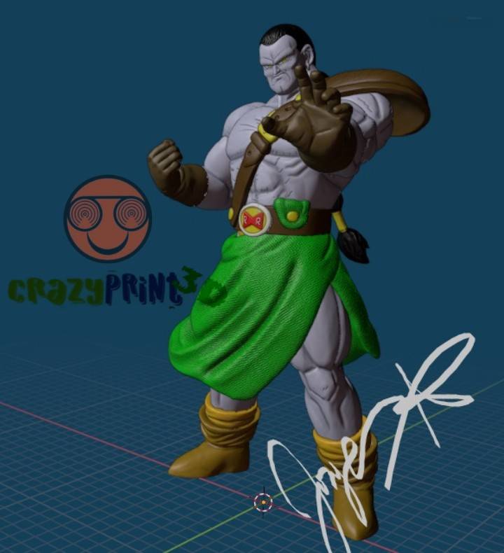 P站图纸印象馆 龙珠 人造人14号 龙珠 人造人14号